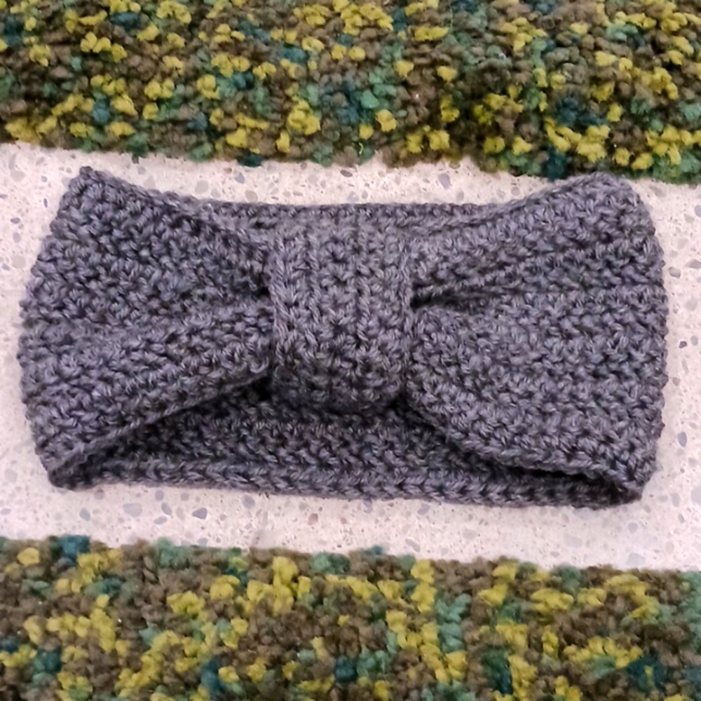 Wool winter headband